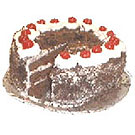 1 kgm Black Forest Eggless Cake