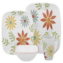 16 Pieces Corelle Dinner Set. Shipping - Within 4-5 Working Days. P.S Please Note That The Color And Design May Vary According To The Availability.