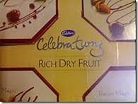 A Box of Cadbury Celebrations Rich Dry Fruit
